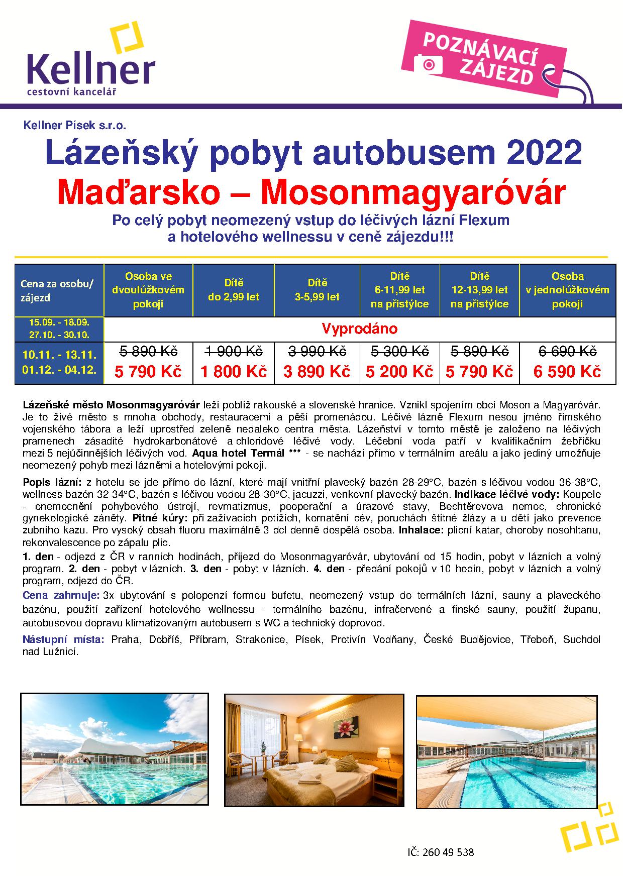 4 Maďarsko - Mosonmagyaróvár - BUS 2022